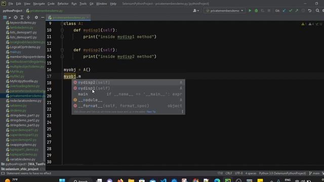Python Tutorial 49 - Private variables and Private methods смотреть онлайн