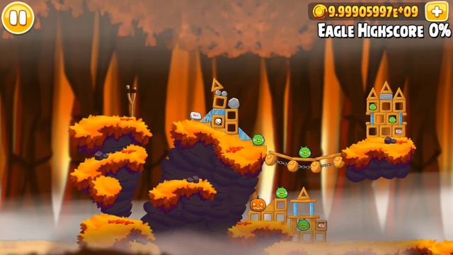 Angry Birds Seasons Hammier Things All Levels (Mighty Eagle) Any%
