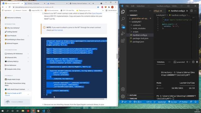 Comment créer automatiquement 10 000 NFTs sur OpenSea ! (Solidity, Javascript) PRO EDITION смотреть онлайн