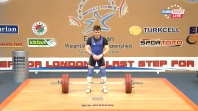Мужчины 62кг. Рывок ЧЕ 2012 смотреть онлайн