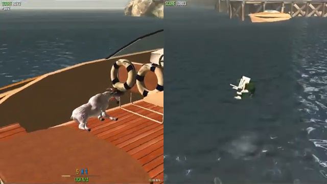 Goat Simulator #2| NEW MAPS | The Castaways смотреть онлайн