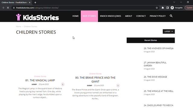 WordPress Website for Kids Stories | WordPress | AdSense Approval Website смотреть онлайн