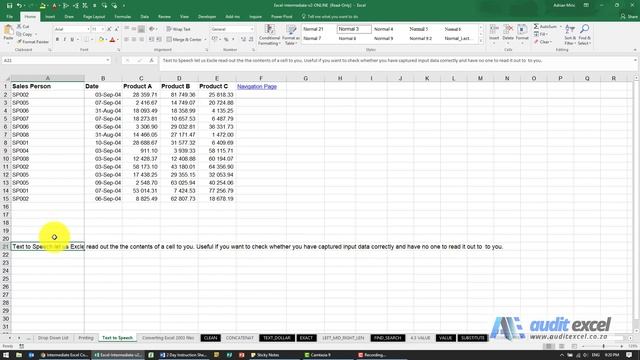 Text to speech in Excel- check number inputs, grammar and more смотреть онлайн