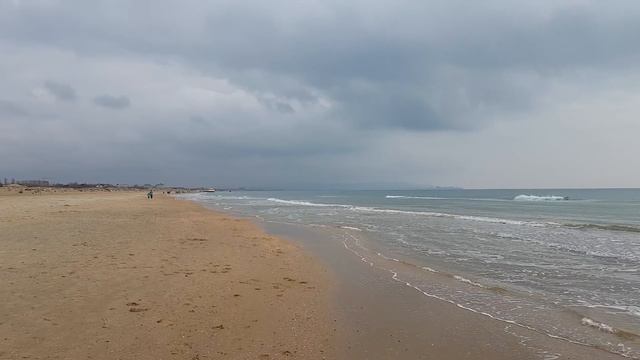 Анапа. Погода 11.03.2018 центральный пляж Витязево смотреть онлайн