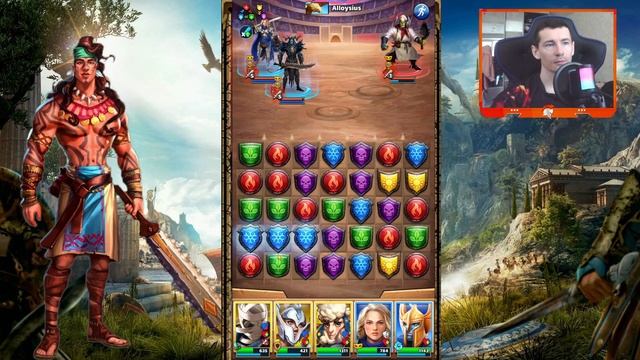 Турнир для 4: Мощное усиление без зелёных. День 2. Empires and pazzles. смотреть онлайн