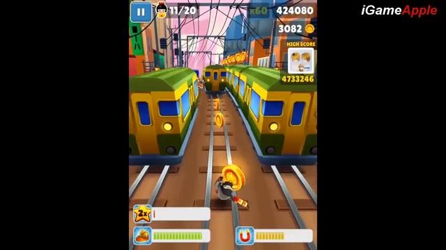 Subway Surfers Tokyo 2018 iPad Gameplay for Babies HD #3 смотреть онлайн