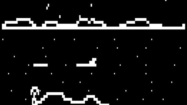 Space Defender game for TRS-80 Model 1 смотреть онлайн