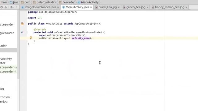 ANDROID TEA ORDERING MOCK APP PT 1 смотреть онлайн