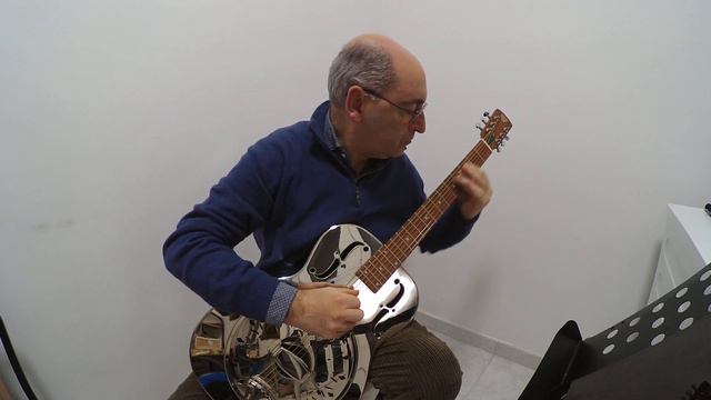 Blues In Open G Slide Resonator Guitar
