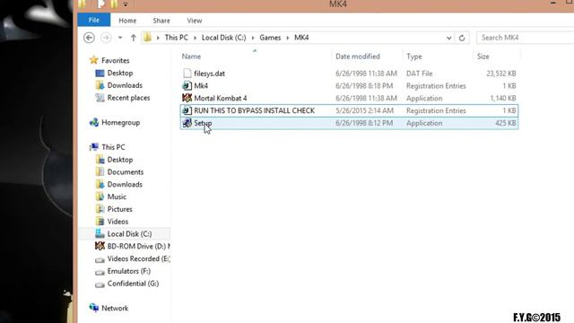 Mortal Kombat 4 PC Fix - Win 7 / 8 / 8.1 (x64) смотреть онлайн