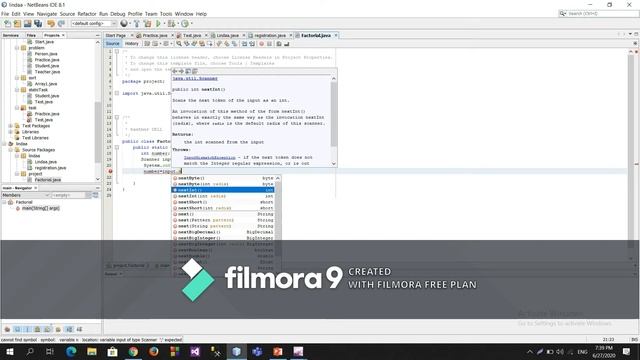 Java Bangla Tutorials | Factorial of a number using FOR LOOP смотреть онлайн