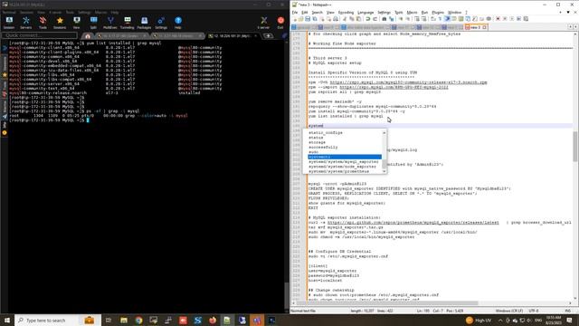 Grafana Prometheus monitoring Node and MySQL exporter with 3 nodes смотреть онлайн