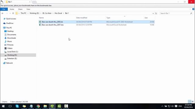Bài giảng: 1 Định dạng file excel 2003 và excel 2007 cách chuyển đổi giữa các định dạng смотреть онлайн