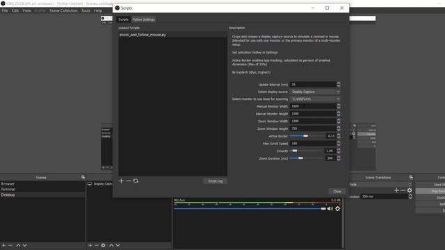 How to Zoom out area/cursor in live video in OBS Studio смотреть онлайн