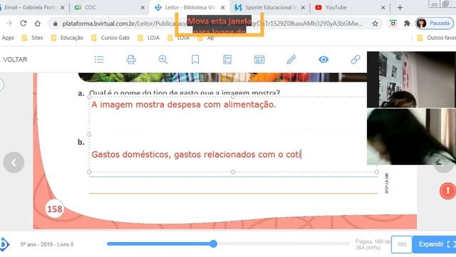 Aula online - 10/11/2020 - 5º ano - parte 3 смотреть онлайн