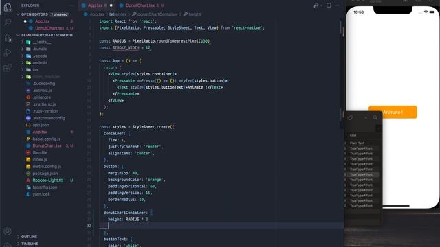 How to build an Animated Donut Chart with React-Native Skia смотреть онлайн