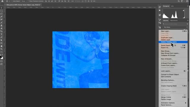 How to Delete Hidden Layers in Photoshop смотреть онлайн