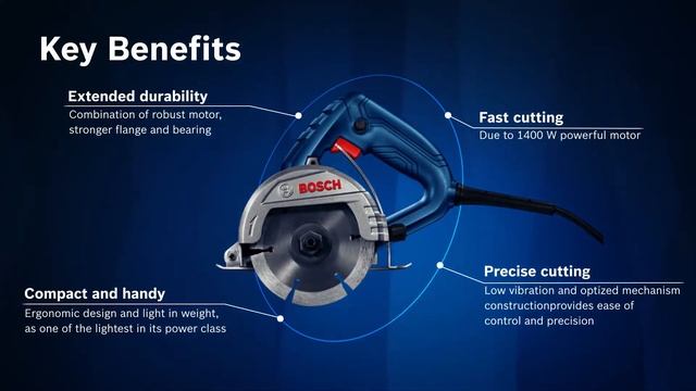 Bosch GDC 140 Marble Cutter / Tile Cutter смотреть онлайн