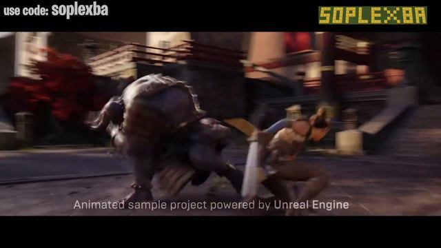 Echo fighting Oni Animation – The classic Japanese demon | Fortnite Animations смотреть онлайн