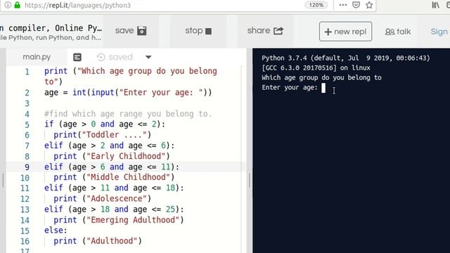 Learn Python Programming 9 - IF ELIF ELSE Statements смотреть онлайн