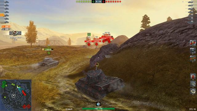 WOT Blitz Face Off || Tiger II vs IS-3 смотреть онлайн