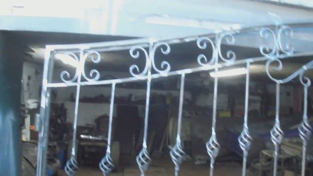 Ворота с елементами ковки Делаю рисунок смотреть онлайн