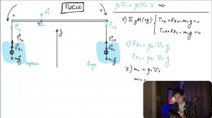 К концам легкого стержня длиной l, лежащего на клиновидной опоре, установленной на - №30706