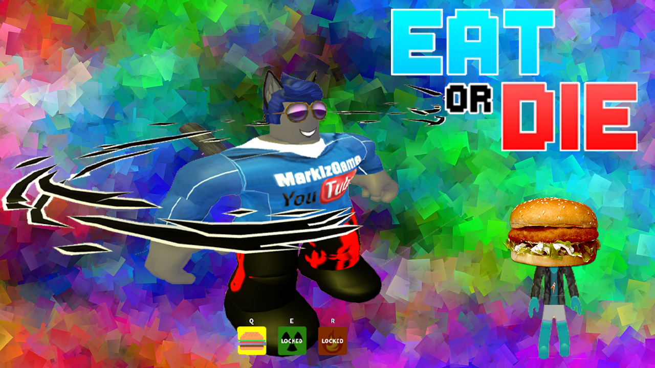 Ешь или умри роблокс / EAT or DIE roblox / Толстенький кот Маркиз пытается догнать Борбомота. смотреть онлайн