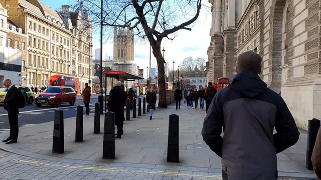 Walking to Westminster Abbey from Horse Guards | 4K London Tour 2020 смотреть онлайн