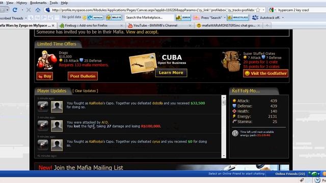 How to Use FireBug on Mafia Wars. смотреть онлайн