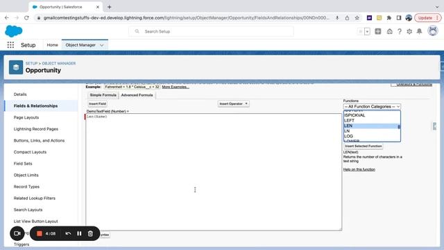 Salesforce LEN Function: Calculating the Length of a Text String in Salesforce смотреть онлайн