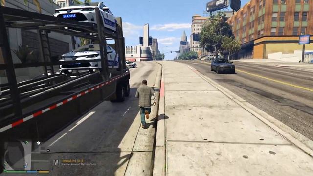 TIR ŞÖFÖRÜ OLDUK !- POLİS ARABASI TESLİMATI-İVECO TIR-(GTA 5 gerçek HAYAT) смотреть онлайн