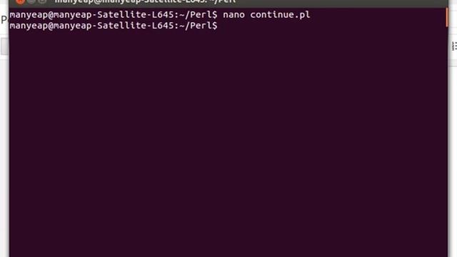 Perl Continue Statement Example смотреть онлайн