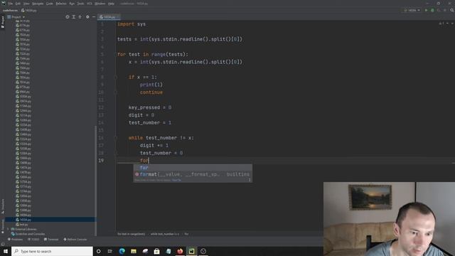 Решение задачи «1433A. Скучные квартиры» с сайта codeforces.com на python смотреть онлайн
