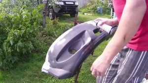 Как покрасить бампер из баллончика