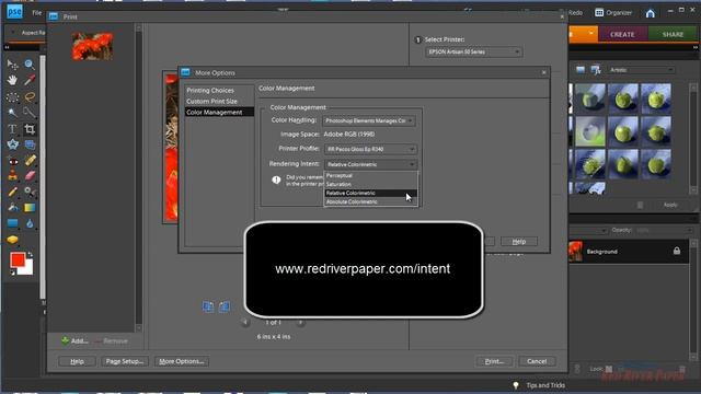 Photoshop Elements - How to use printer color profiles with Photoshop Elements Epson смотреть онлайн