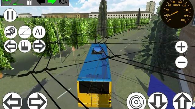 ежу на новом троллейбусе в Micro-trolleybus Simulator!!!