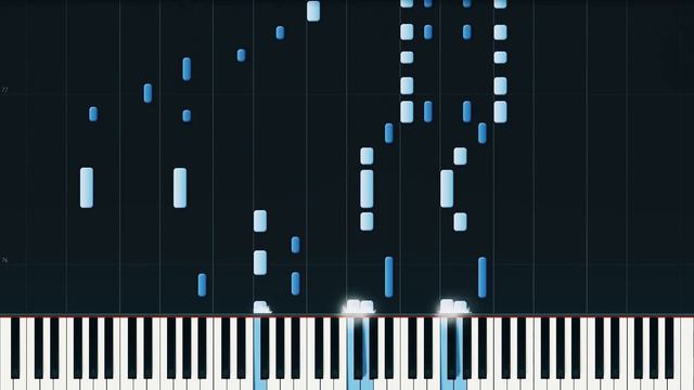 epic Mobile Ringtones played in synthesia - advanced piano tutorial смотреть онлайн