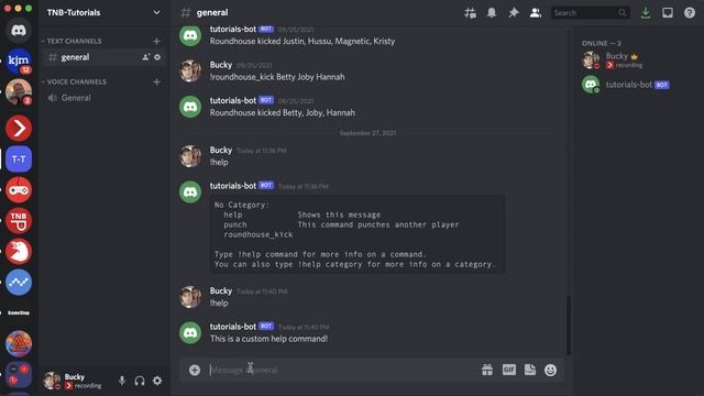 Discord Bot with Python - Tutorial 6 - Help and Embeds смотреть онлайн
