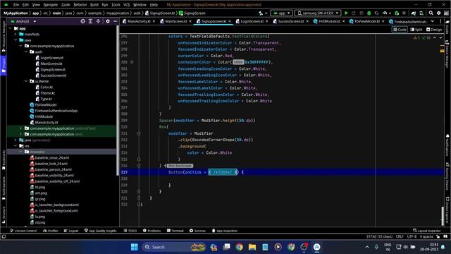 Firebase Authentication Signup and Login Android Studio Jetpack Compose | MVVM jetpack compose | #8 смотреть онлайн