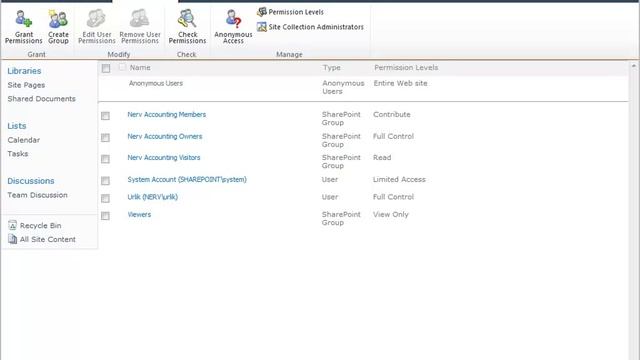 Настройка анонимного доступа в Sharepoint Server 2010 смотреть онлайн