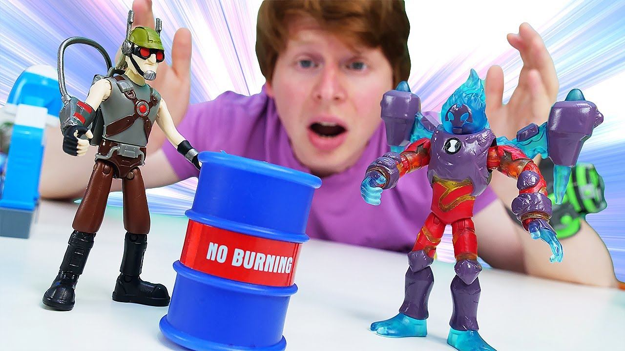 06\08 Игрушки в шоу Hey, Toys! Бен 10 и Омнитрикс на мойке зверюшек - Классные игры для мальчиков смотреть онлайн