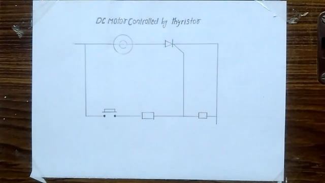 Draw the Schematic Diagram Of DC Motor Controlled by Thyristor смотреть онлайн