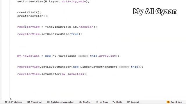 RecyclerView In Android | Add Or Remove Item In RecyclerView | смотреть онлайн