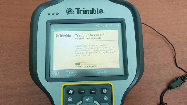 Подгрузка системы координат custom в контроллер Trimble TSC3 в ПО Trimble Access смотреть онлайн