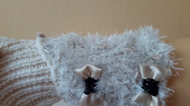 Вязанные сапожки из пряжи "Травка" смотреть онлайн