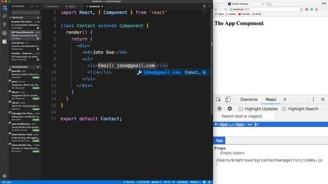 Creating Your First Component смотреть онлайн