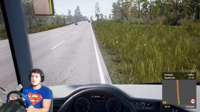 FERNBUS SIMULAOR - РАБОТАЮ ВОДИТЕЛЕМ АВТОБУСА FERNBUS SIMULAOR + РУЛЬ