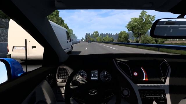 Hyundai Azera HG{ETS2}{1.46} Gameplay смотреть онлайн