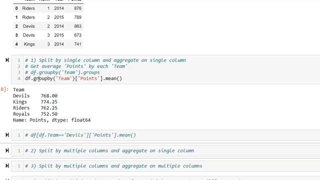 Python group Aggregation смотреть онлайн